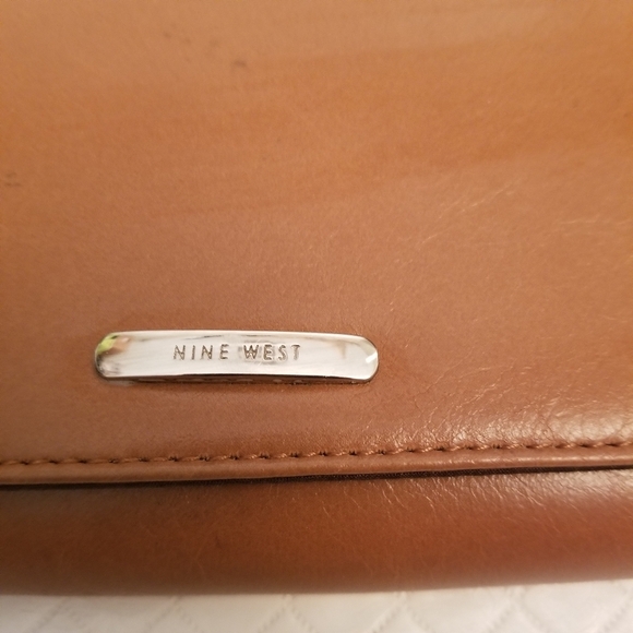 Nine West Brown Trifold Wallet Removable Check Book - Picture 5 of 7